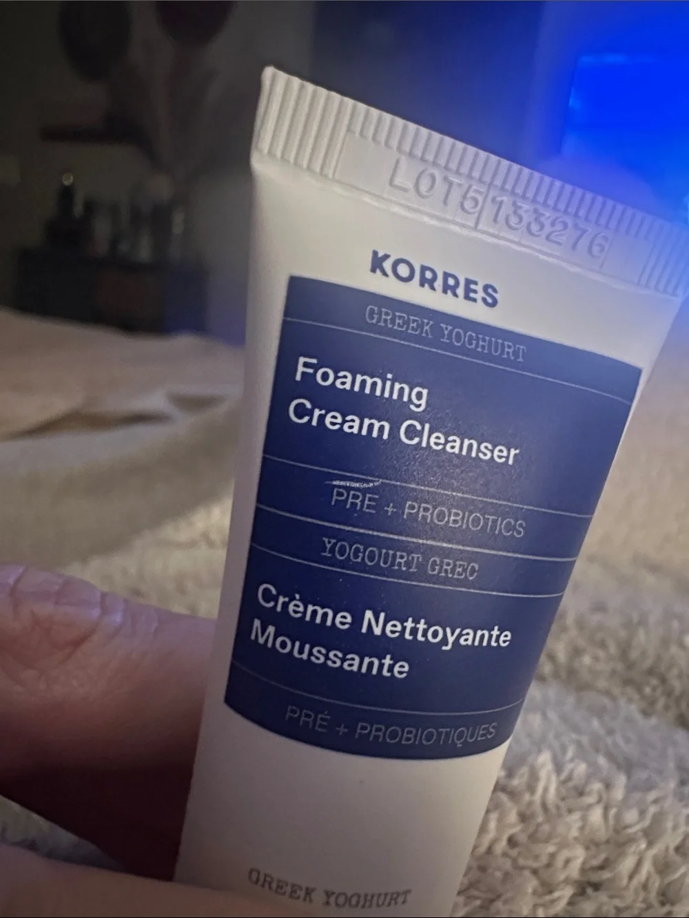 Korres Foaming Cream Cleanser. New and sealed. .68 fl oz.